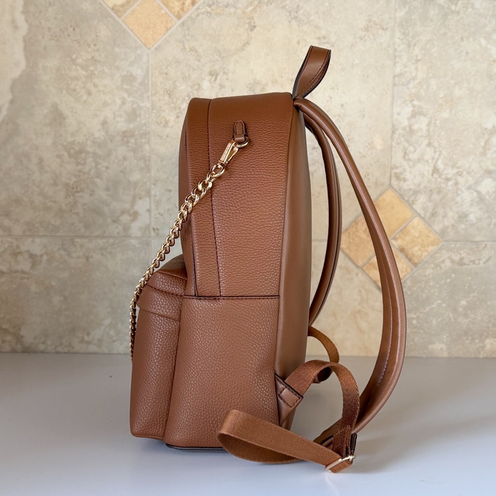 Michael Kors Slater Medium Backpack Brown - Picture 6 of 15